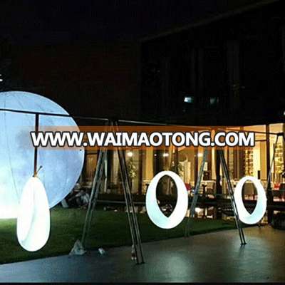 color changing entertainment swing light-up swing entertainment led chairs