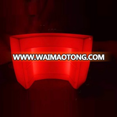 Commercial outdoor led plastic lighted mini bar counter for sale